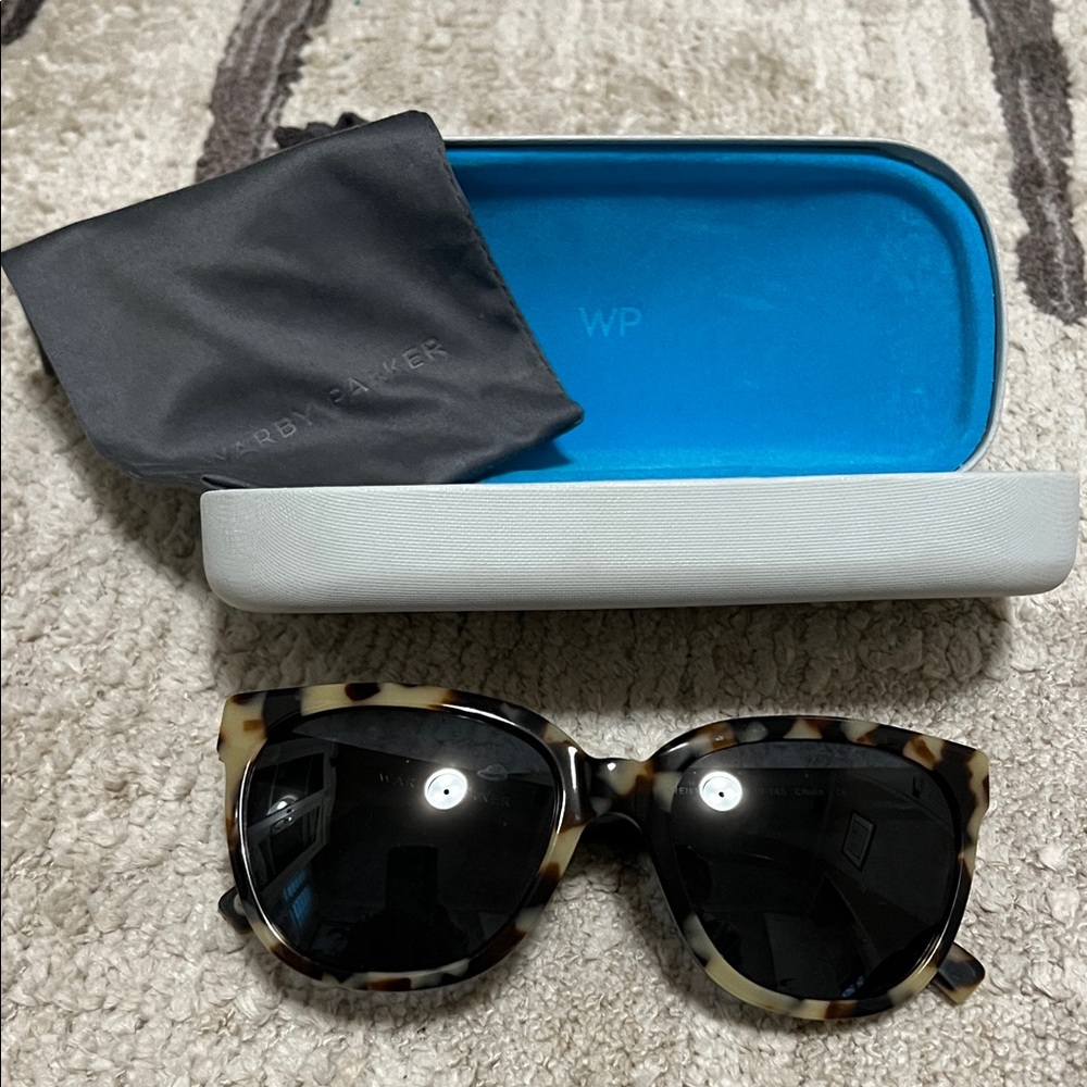 Warby Parker Tortoise Sunglasses with Black Lenses